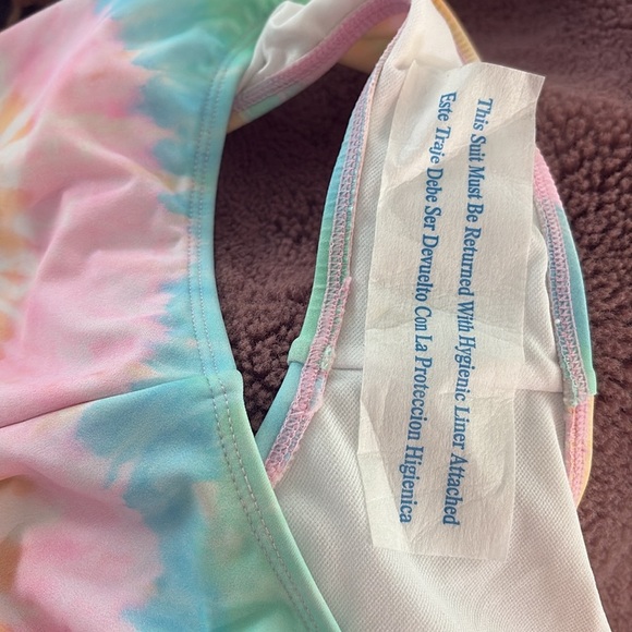 Stoney Clover Lane x Target tie dye one piece swimsuit (medium) NEW - Picture 10 of 10